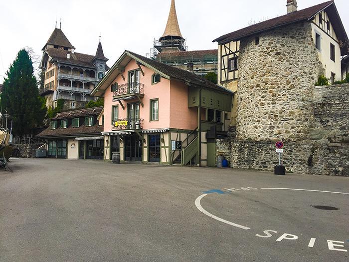 Hotel Schlosspintli Spiez Dış mekan fotoğraf